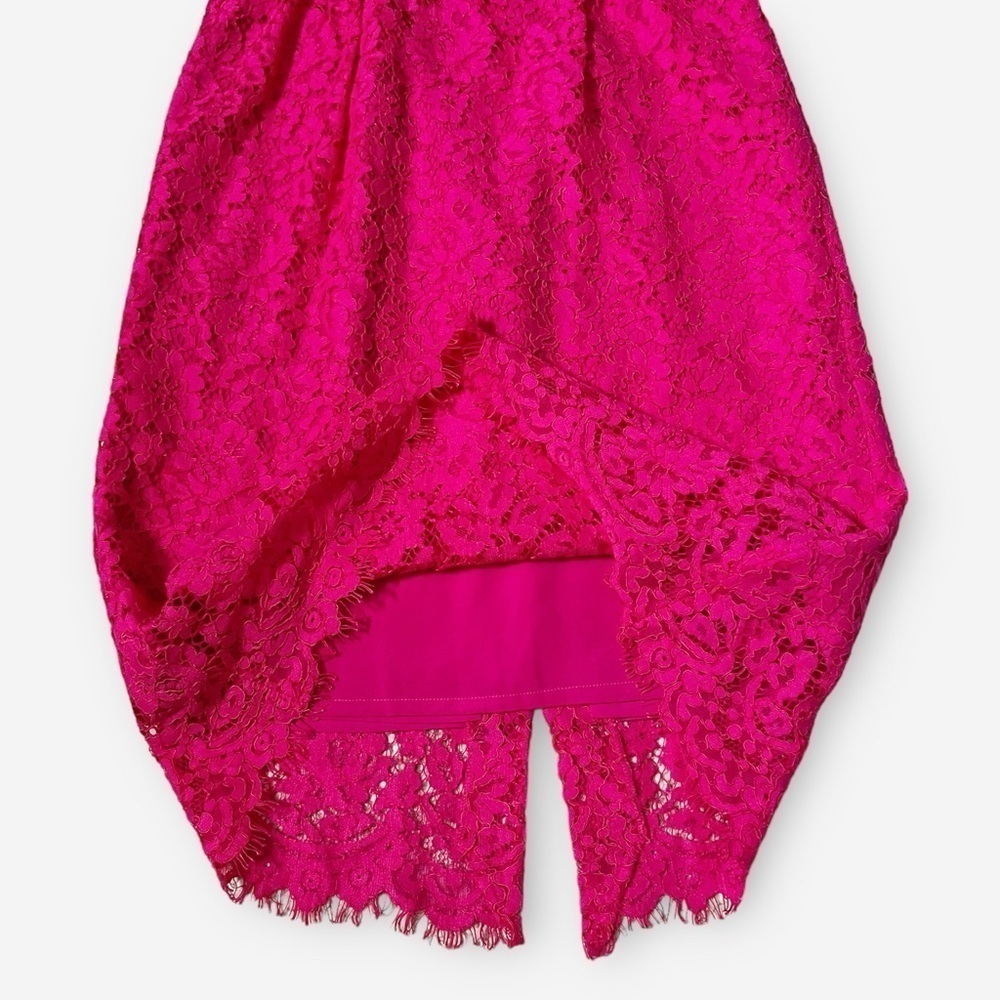 J. Crew Raspberry Lace Midi Dress - Picture 3 of 12